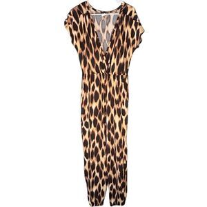 Venus leopard cheetah jumpsuit outfit L